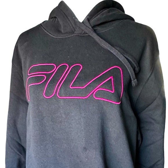 FILA Back Hoodie Sz M - Picture 2 of 16